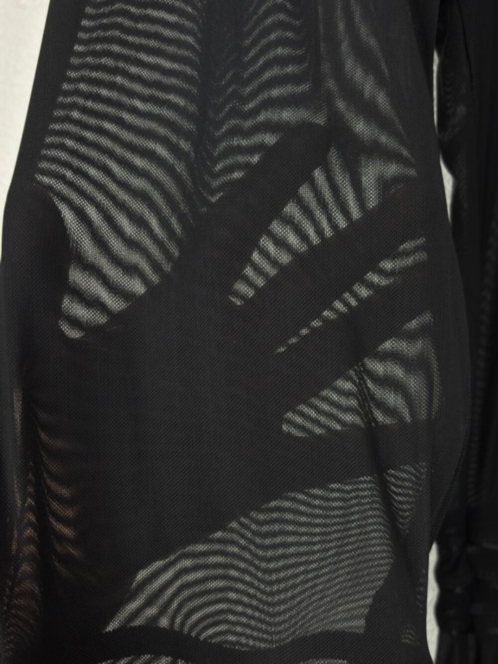 Dolls Kill Sugar Thrillz Black Sheer Mesh Bell Bottom Pants S NWT - Picture 5 of 8